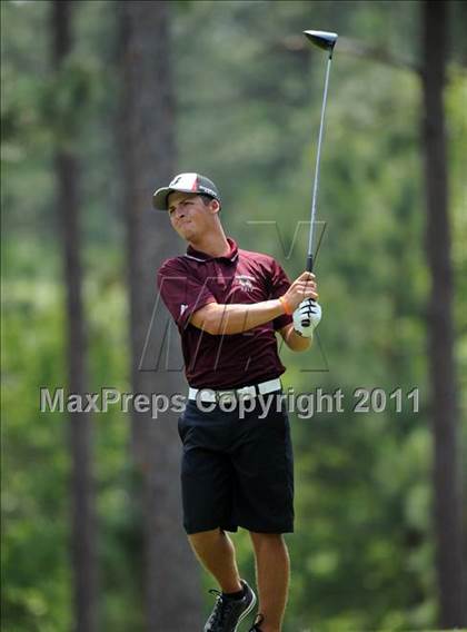 Thumbnail 2 in NCHSAA State 4A Boys Golf Championships (Day 2) photogallery.