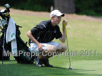 Thumbnail 2 in NCHSAA State 4A Boys Golf Championships (Day 2) photogallery.