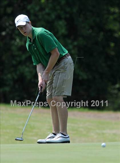 Thumbnail 2 in NCHSAA State 4A Boys Golf Championships (Day 2) photogallery.