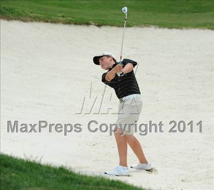 Thumbnail 3 in NCHSAA State 4A Boys Golf Championships (Day 2) photogallery.