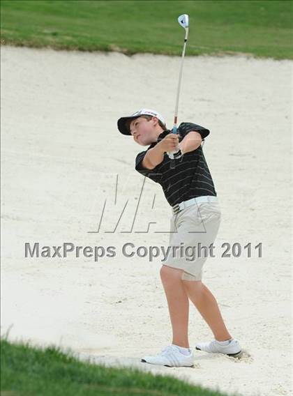 Thumbnail 1 in NCHSAA State 4A Boys Golf Championships (Day 2) photogallery.