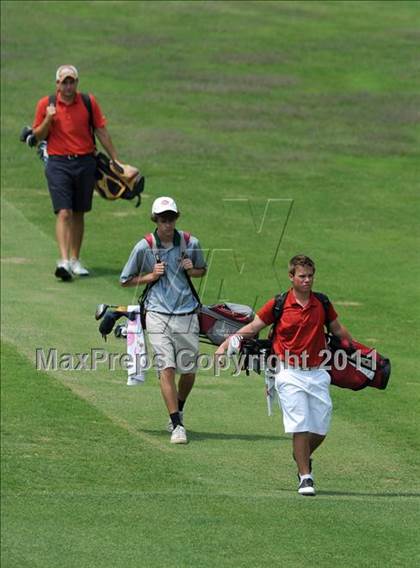Thumbnail 1 in NCHSAA State 4A Boys Golf Championships (Day 2) photogallery.