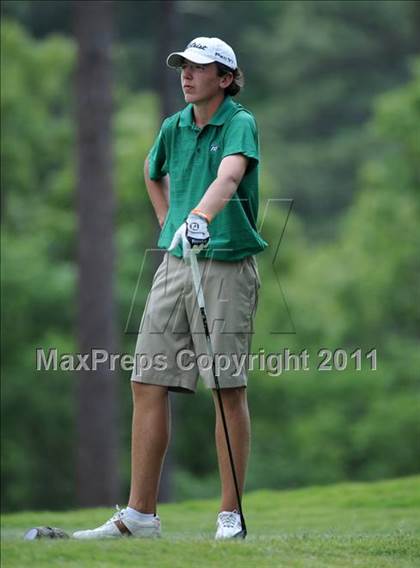 Thumbnail 2 in NCHSAA State 4A Boys Golf Championships (Day 2) photogallery.