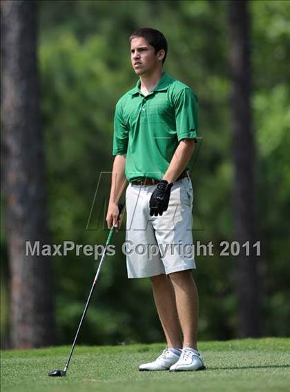 Thumbnail 1 in NCHSAA State 4A Boys Golf Championships (Day 2) photogallery.