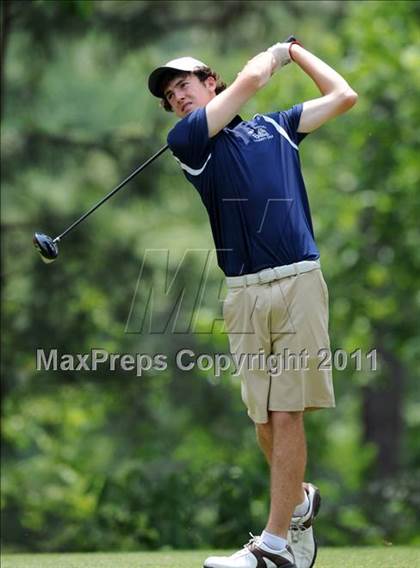 Thumbnail 1 in NCHSAA State 4A Boys Golf Championships (Day 2) photogallery.
