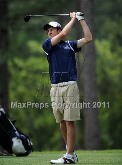 Thumbnail 2 in NCHSAA State 4A Boys Golf Championships (Day 2) photogallery.