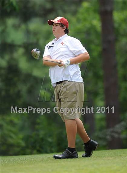 Thumbnail 3 in NCHSAA State 4A Boys Golf Championships (Day 2) photogallery.
