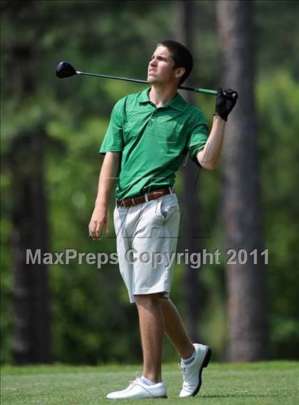 Thumbnail 2 in NCHSAA State 4A Boys Golf Championships (Day 2) photogallery.