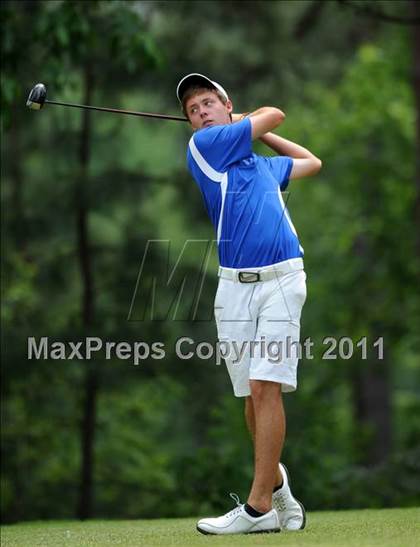 Thumbnail 2 in NCHSAA State 4A Boys Golf Championships (Day 2) photogallery.