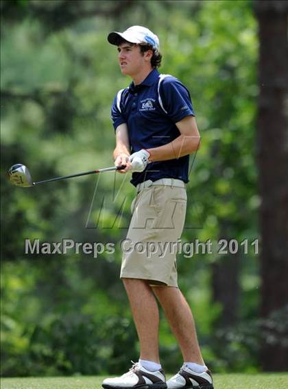 Thumbnail 2 in NCHSAA State 4A Boys Golf Championships (Day 2) photogallery.