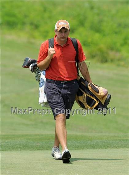 Thumbnail 2 in NCHSAA State 4A Boys Golf Championships (Day 2) photogallery.
