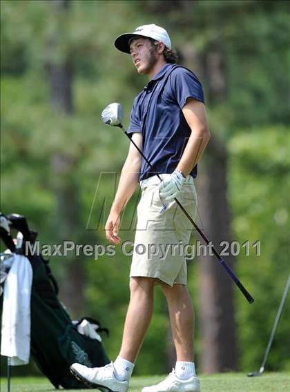 Thumbnail 1 in NCHSAA State 4A Boys Golf Championships (Day 2) photogallery.
