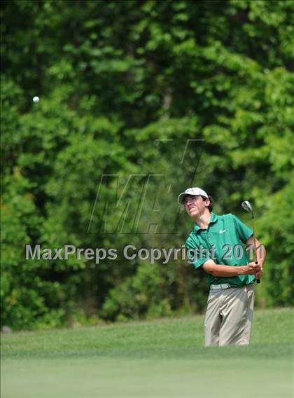 Thumbnail 1 in NCHSAA State 4A Boys Golf Championships (Day 2) photogallery.