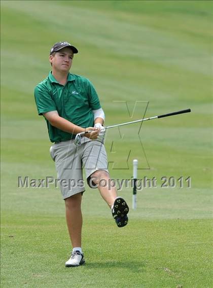 Thumbnail 3 in NCHSAA State 4A Boys Golf Championships (Day 2) photogallery.