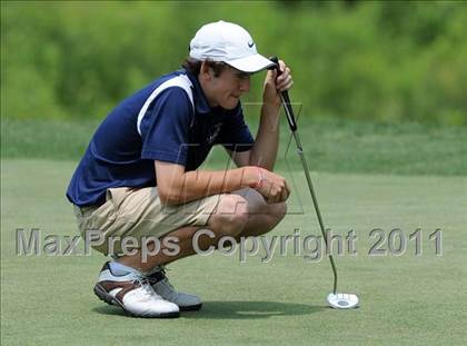 Thumbnail 3 in NCHSAA State 4A Boys Golf Championships (Day 2) photogallery.