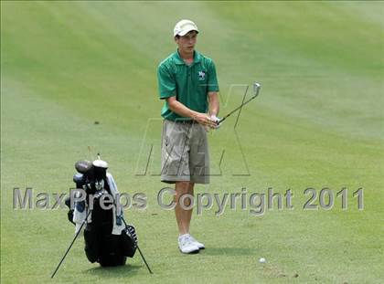 Thumbnail 1 in NCHSAA State 4A Boys Golf Championships (Day 2) photogallery.