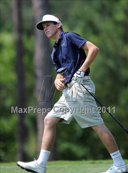 Thumbnail 1 in NCHSAA State 4A Boys Golf Championships (Day 2) photogallery.