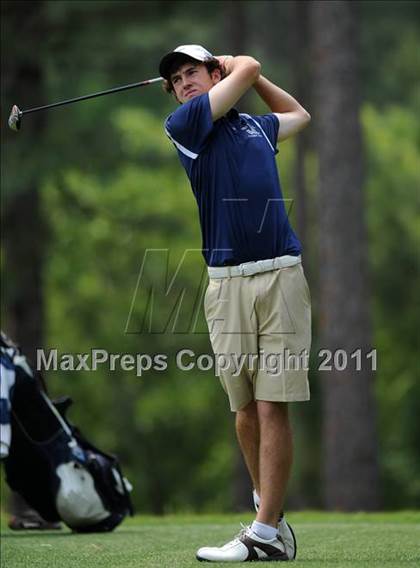 Thumbnail 1 in NCHSAA State 4A Boys Golf Championships (Day 2) photogallery.