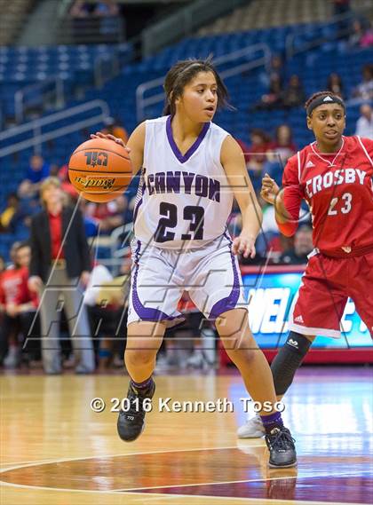 Thumbnail 2 in Canyon vs. Crosby (UIL 5A Semifinal) photogallery.
