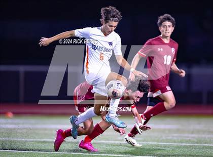 Thumbnail 2 in Grand Oaks vs Cypress Woods (UIL 6A D1 Area Playoffs) photogallery.