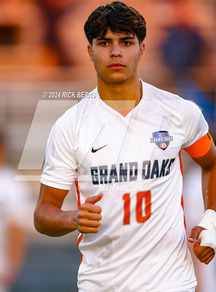Thumbnail 3 in Grand Oaks vs Cypress Woods (UIL 6A D1 Area Playoffs) photogallery.
