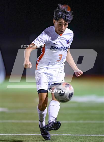 Thumbnail 3 in Grand Oaks vs Cypress Woods (UIL 6A D1 Area Playoffs) photogallery.