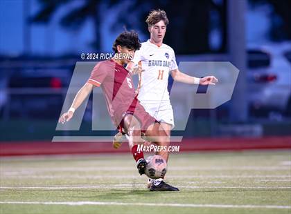 Thumbnail 3 in Grand Oaks vs Cypress Woods (UIL 6A D1 Area Playoffs) photogallery.