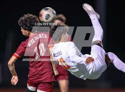 Thumbnail 3 in Grand Oaks vs Cypress Woods (UIL 6A D1 Area Playoffs) photogallery.