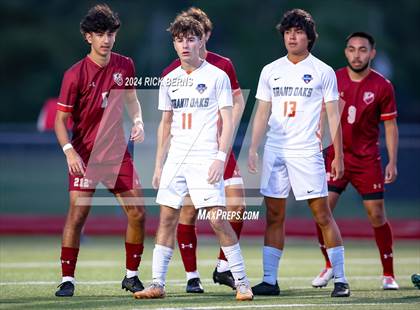 Thumbnail 2 in Grand Oaks vs Cypress Woods (UIL 6A D1 Area Playoffs) photogallery.
