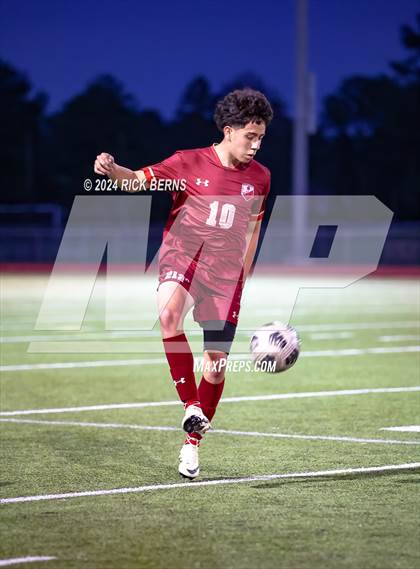 Thumbnail 1 in Grand Oaks vs Cypress Woods (UIL 6A D1 Area Playoffs) photogallery.