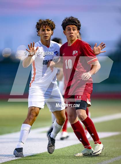 Thumbnail 3 in Grand Oaks vs Cypress Woods (UIL 6A D1 Area Playoffs) photogallery.