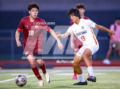 Thumbnail 2 in Grand Oaks vs Cypress Woods (UIL 6A D1 Area Playoffs) photogallery.