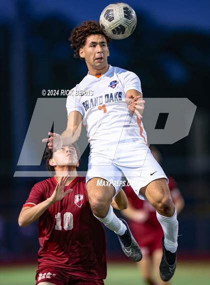 Thumbnail 2 in Grand Oaks vs Cypress Woods (UIL 6A D1 Area Playoffs) photogallery.