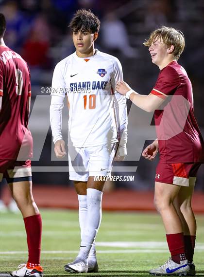 Thumbnail 3 in Grand Oaks vs Cypress Woods (UIL 6A D1 Area Playoffs) photogallery.