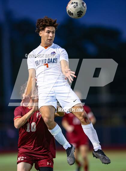 Thumbnail 3 in Grand Oaks vs Cypress Woods (UIL 6A D1 Area Playoffs) photogallery.