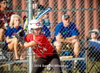 Thumbnail 2 in Kearney vs. Crete (Lincoln Public Schools Softball Classic) photogallery.