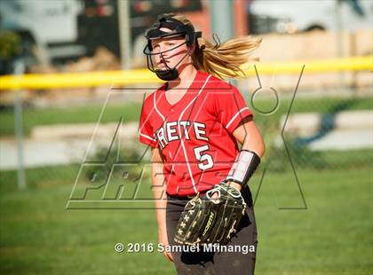 Thumbnail 2 in Kearney vs. Crete (Lincoln Public Schools Softball Classic) photogallery.