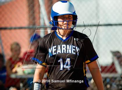 Thumbnail 2 in Kearney vs. Crete (Lincoln Public Schools Softball Classic) photogallery.