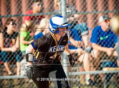 Thumbnail 2 in Kearney vs. Crete (Lincoln Public Schools Softball Classic) photogallery.