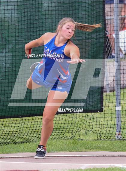 Thumbnail 3 in CHSAA Track & Field 2A Championships (Girls Discus) photogallery.