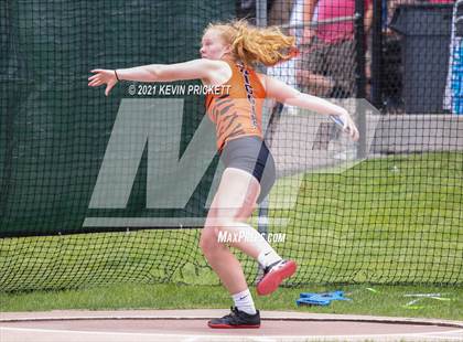Thumbnail 2 in CHSAA Track & Field 2A Championships (Girls Discus) photogallery.