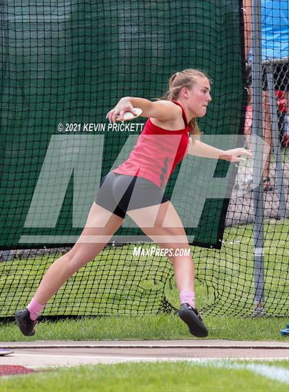 Thumbnail 2 in CHSAA Track & Field 2A Championships (Girls Discus) photogallery.