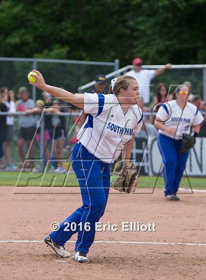 Thumbnail 1 in South Park vs Moniteau (PIAA Class AA Semifinal) photogallery.