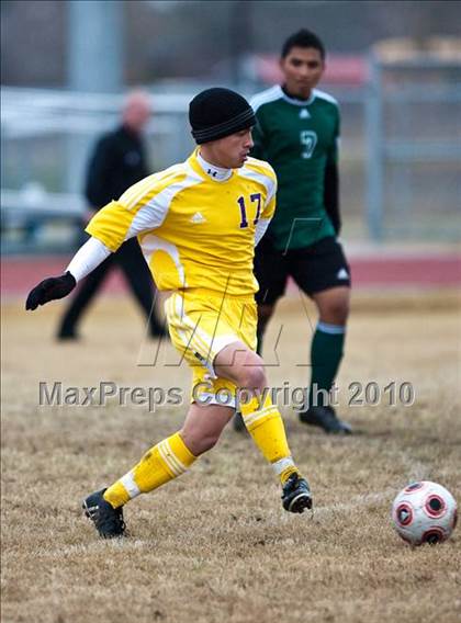 Thumbnail 2 in Mayde Creek vs Jersey Village (Pearland ISD Soccer Shootout) photogallery.