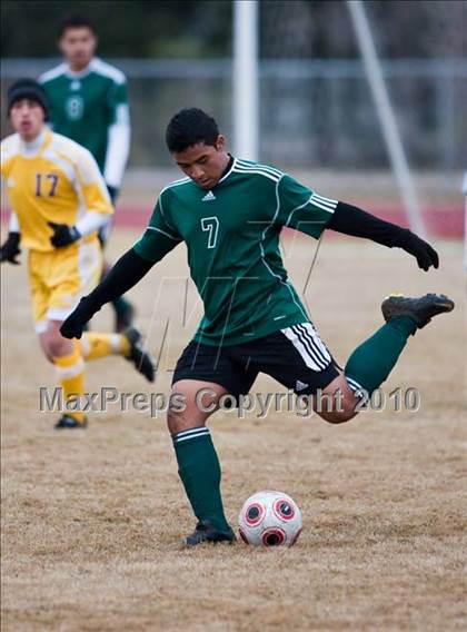 Thumbnail 1 in Mayde Creek vs Jersey Village (Pearland ISD Soccer Shootout) photogallery.