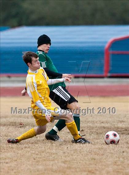 Thumbnail 2 in Mayde Creek vs Jersey Village (Pearland ISD Soccer Shootout) photogallery.