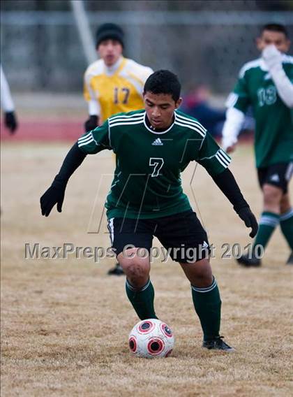Thumbnail 2 in Mayde Creek vs Jersey Village (Pearland ISD Soccer Shootout) photogallery.