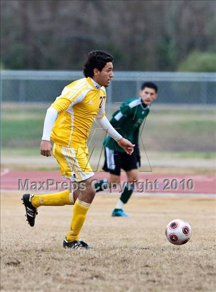 Thumbnail 2 in Mayde Creek vs Jersey Village (Pearland ISD Soccer Shootout) photogallery.