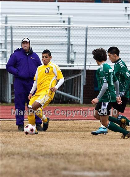 Thumbnail 1 in Mayde Creek vs Jersey Village (Pearland ISD Soccer Shootout) photogallery.