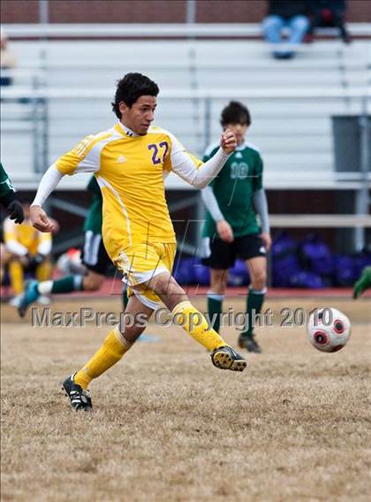 Thumbnail 3 in Mayde Creek vs Jersey Village (Pearland ISD Soccer Shootout) photogallery.